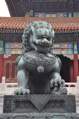 Lion guardian at Forbidden City