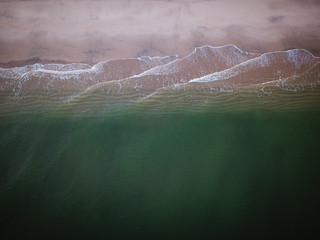 Fototapeta na wymiar Aerial of Point Pleasant Beach New Jersey