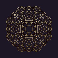 Mandala flower beautiful vector vintage decorative element oriental illustration