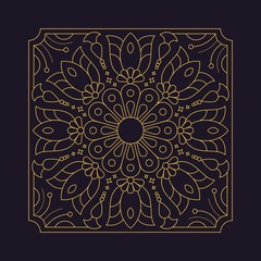 Mandala flower beautiful vector vintage 

decorative element oriental illustration