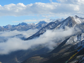 snow mountains in Tibet