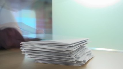 Stack of envelopes - Powered by Adobe