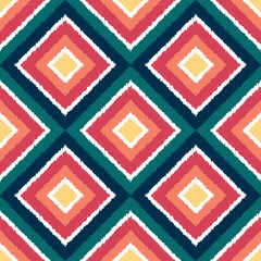 seamless geometric colorful rhombus pattern