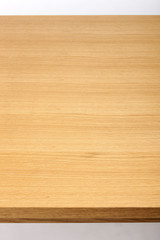 wood table isolated on the white background