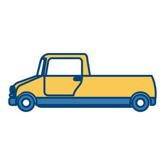 Pick up vehicle icon vector illustration graphic design