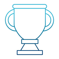 Trophy cup symbol icon vector illustration graphic design