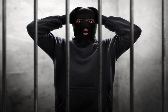 Masked thief in prison
