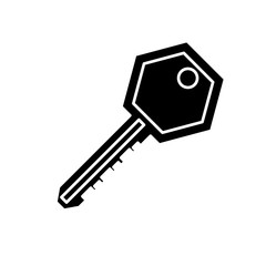 Door key isolated icon vector illustration graphic design