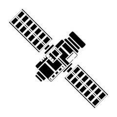 Space Satellite isolated icon vector illustration graphic design