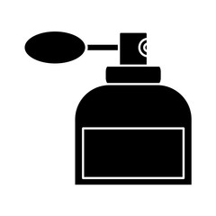 Fragrance bottle isolated icon vector illustration graphic design