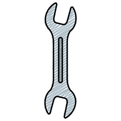 wrench tool isolated icon vector illustration design