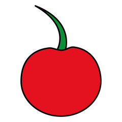 cherry fruit isolated icon vector illustration design