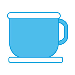 Coffee in mug icon vector illustration graphic design