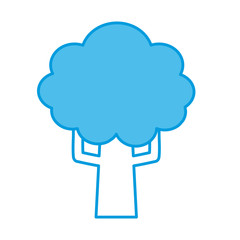 tree nature isolated icon vector illustration graphic design