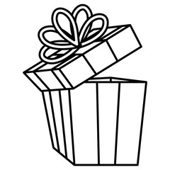 gift box presents icon vector illustration design