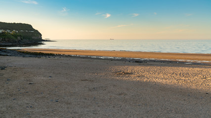 Evening light at Benllech Beach, Anglesey, Wales, UK