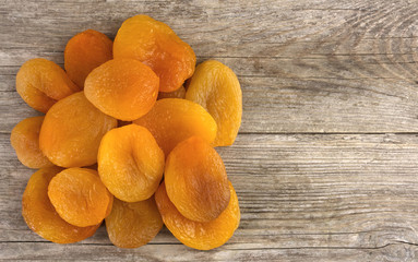 Delicious dried apricots, food