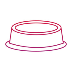 food bowl pet icon image vector illustration design 