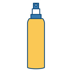 Splash fragrance bottle icon vector illustration graphic design