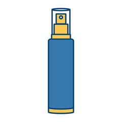 Splash fragrance bottle icon vector illustration graphic design