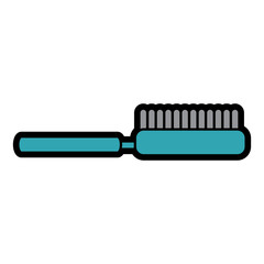 brush hairdressing icon image vector illustration design 