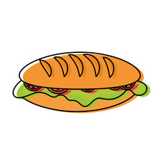 sandwich vector illustration