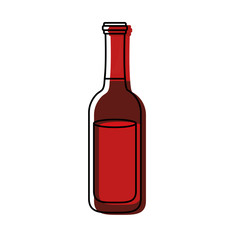 beer bottle  vector ilustration