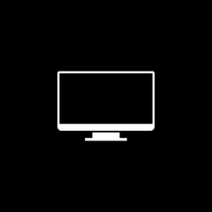 Monitor computer vector icon