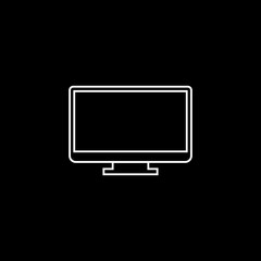 Monitor computer vector icon