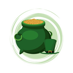 Saint patricks day symbols icon vector illustration graphic design