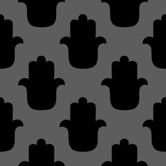 ethnic pattern with hamsa