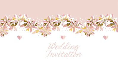 Concept abstract floral pattern. Tender flower banner, card, poster for surface design, wedding invitation. Spring sakura cherry blossom.