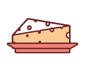 cheese  vector illustration