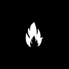 Flames vector icon