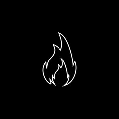 Flames vector icon