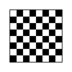 Obraz premium Chess board vector icon