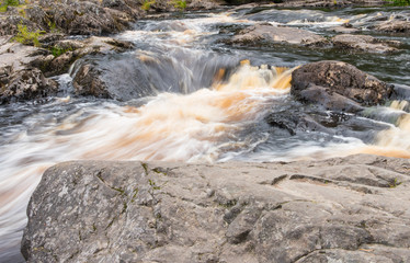 beautiful waterfall forest landscape river stream 