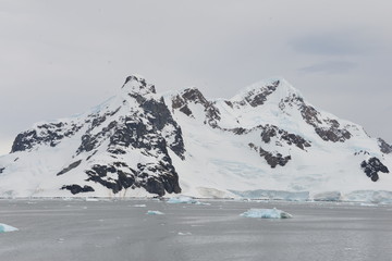 Iceberg Antarctica, mountains