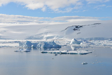 Fototapeta na wymiar Antarctica glacier