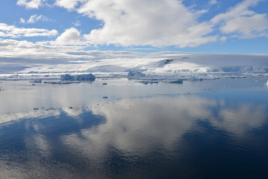 Antarctica view from ship