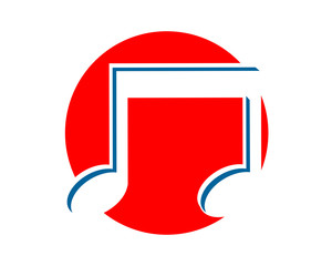 musical notes tone tune key image vector icon