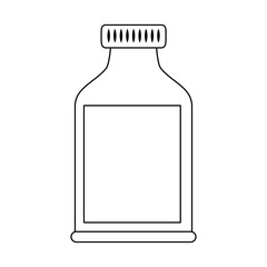 Medicine bottle symbol icon vector illustration graphic design