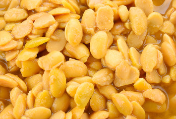 soy bean paste on white background