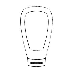 Skin Cream bottle icon vector illustration graphic design