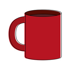 Porcelain mug cup icon vector illustration graphic design