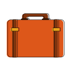 Travel suitcase symbol icon vector illustration graphic design
