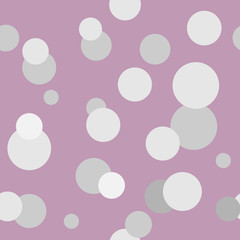 Circle gray on lilac background