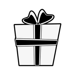 Giftbox present isolated icon vector illustration graphic design
