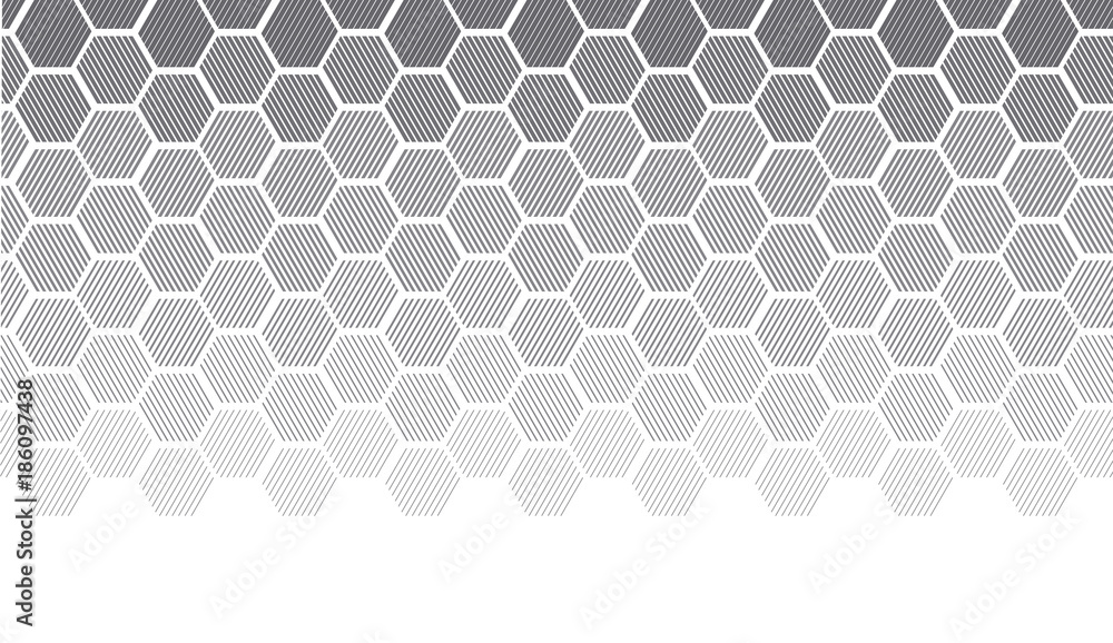 Wall mural concept geometry pattern with line. geometric degrade gradient motif for header, poster, background.