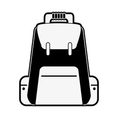 School backpack symbol icon vector illustration graphic design